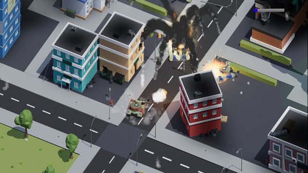Screenshot z Tank Rampage