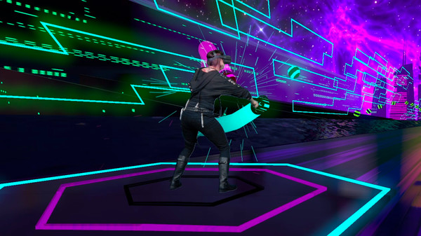 Screenshot z Synth Riders - Pegboard Nerds - "MOSHI"