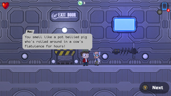 Screenshot z Billy Saves the World