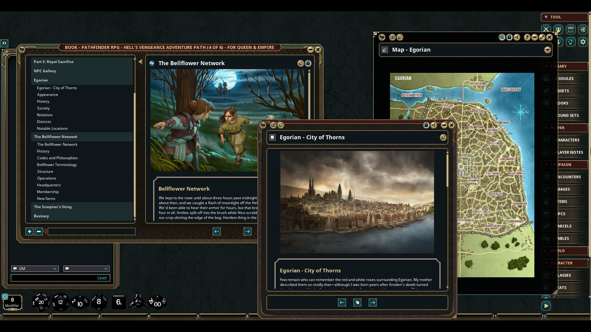 Fantasy Grounds - Pathfinder RPG - Hell's Vengeance AP 4: For Queen & Empire Featured Screenshot #1