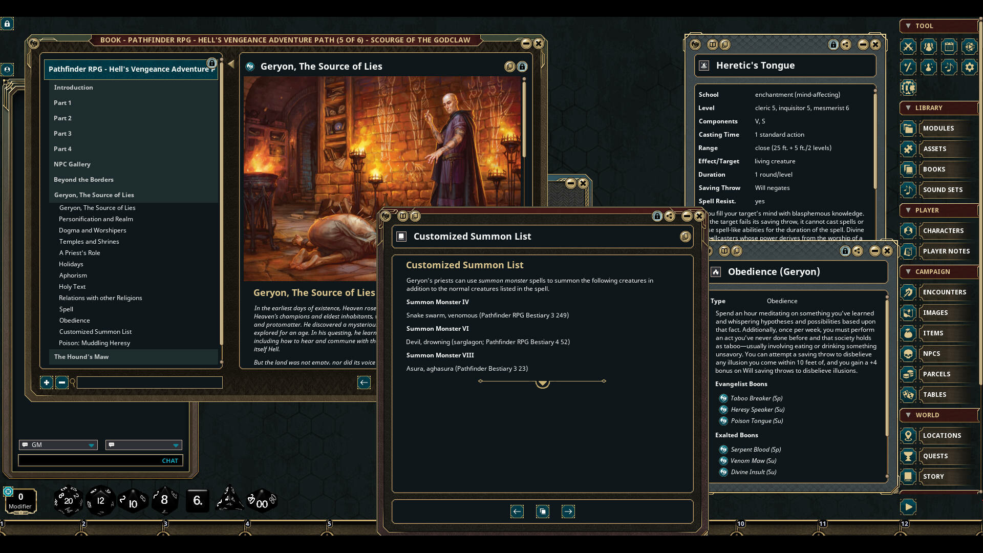 #3. Fantasy Grounds - Pathfinder RPG - Hell's Vengeance AP 5: Scourge of the Godclaw (Steam) Göre: SmiteWorks USA, LLC