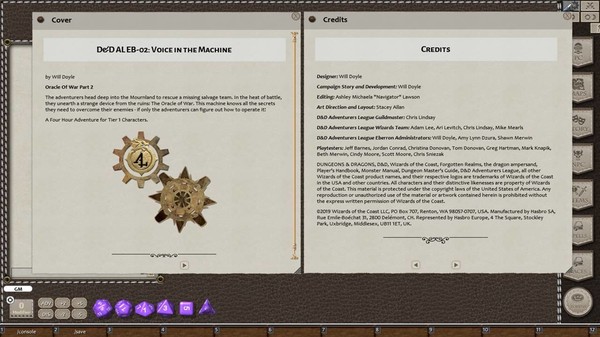 Fantasy Grounds - D&D Adventurers League EB-02 Voice in the Machine
