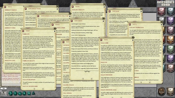 Fantasy Grounds - Mythic Spell Compendium