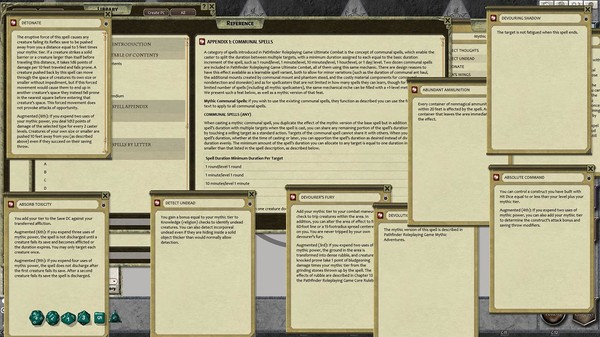 Fantasy Grounds - Mythic Spell Compendium