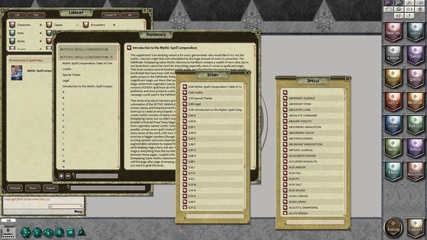 Fantasy Grounds - Mythic Spell Compendium