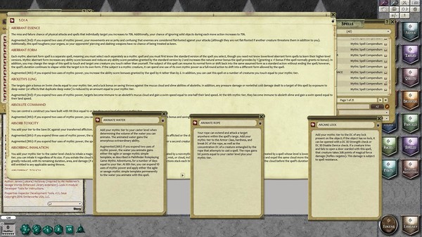 Fantasy Grounds - Mythic Spell Compendium