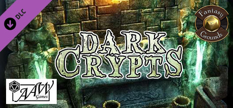Fantasy Grounds - Black Scrolls Dark Crypts (Map Tile Pack) Header Image