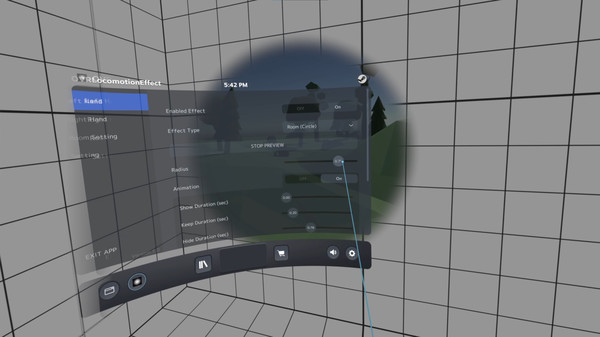 Screenshot z OVR Locomotion Effect Screenshot z OVR Locomotion Effect