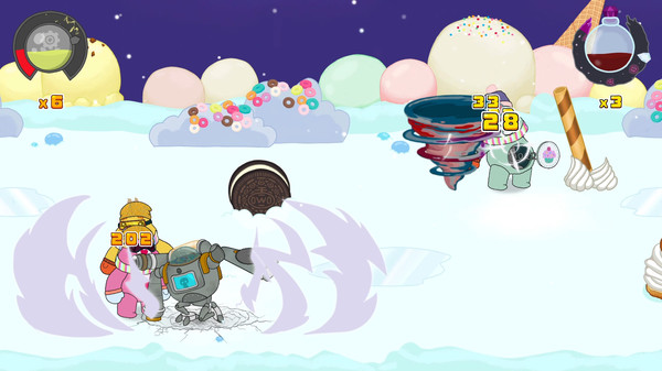 Screenshot z Colossus Down