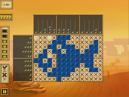 Screenshot z Egypt Picross Pharaohs Riddles