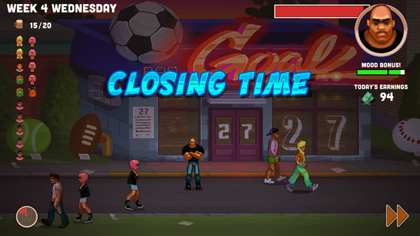Screenshot z Bouncer Story