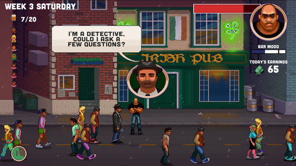 Screenshot z Bouncer Story