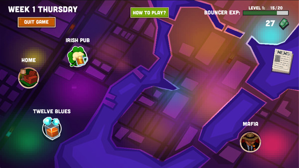 Screenshot z Bouncer Story