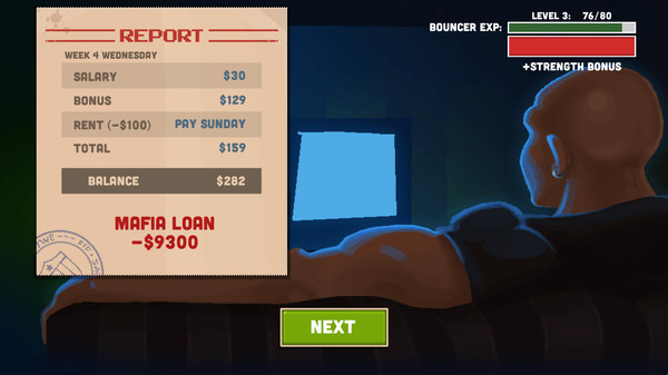 Screenshot z Bouncer Story