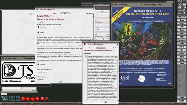 Fantasy Grounds - D&D Classics: D1-2 Descent into the Depths of the Earth (1E)
