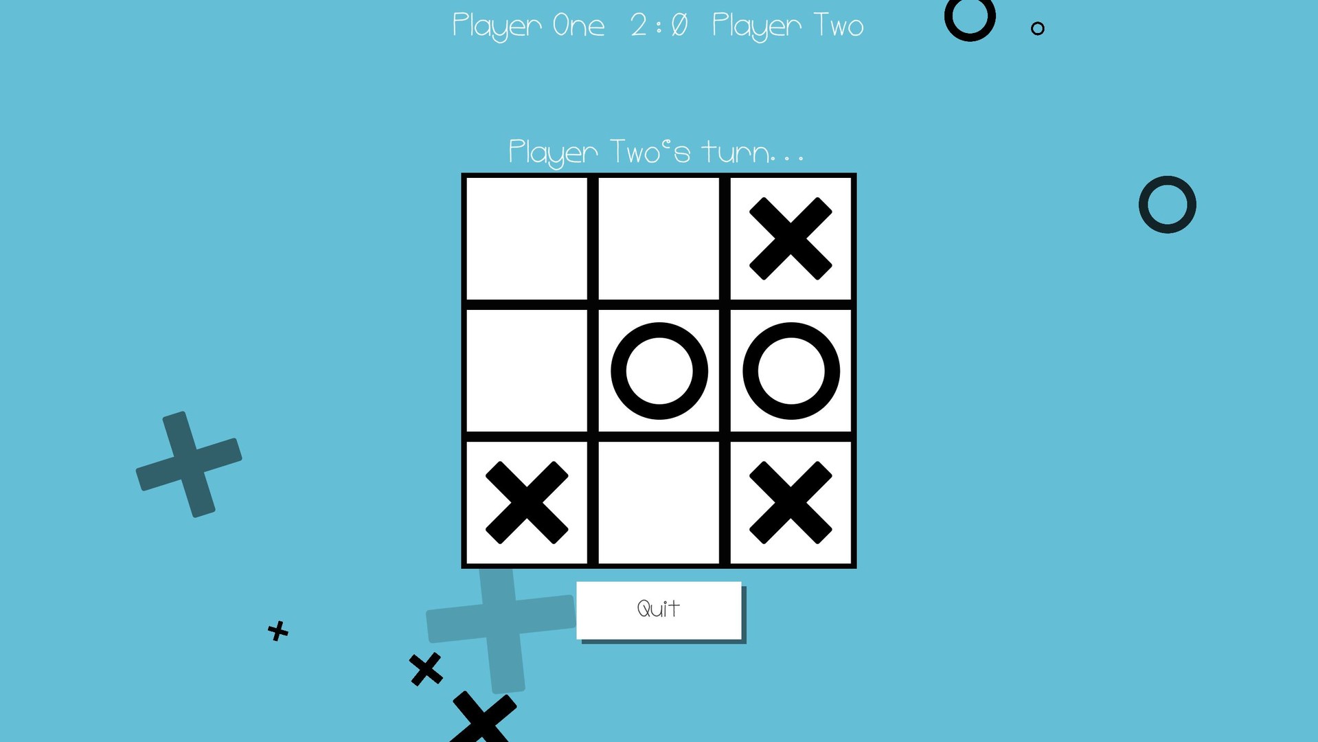 #10. All For Nought - Tic Tac Toe (Steam) By: CarloCGC