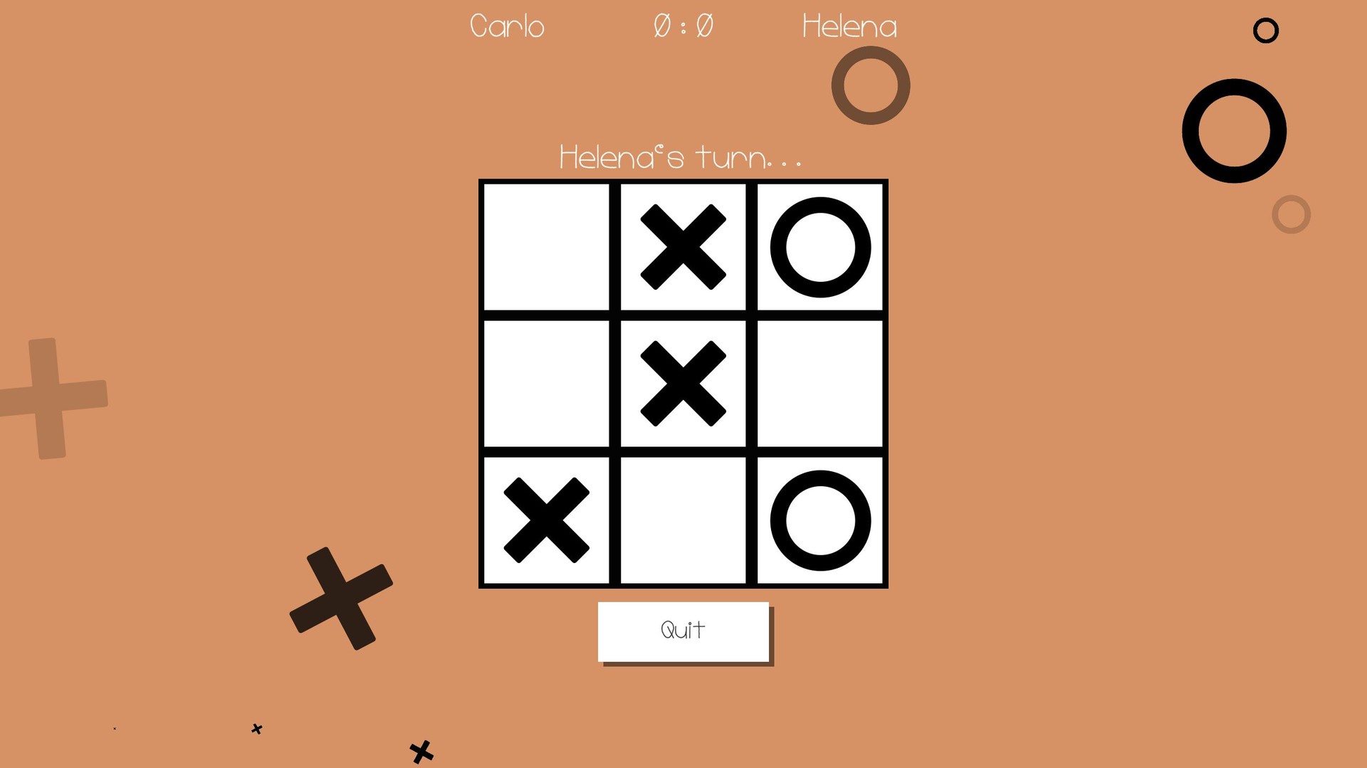 #9. All For Nought - Tic Tac Toe (Steam) By: CarloCGC