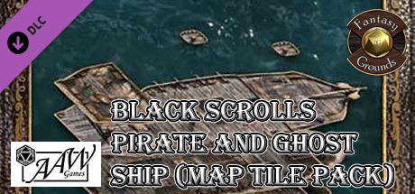 Fantasy Grounds - Black Scrolls Pirate and Ghost Ship (Map Tile Pack) Header Image