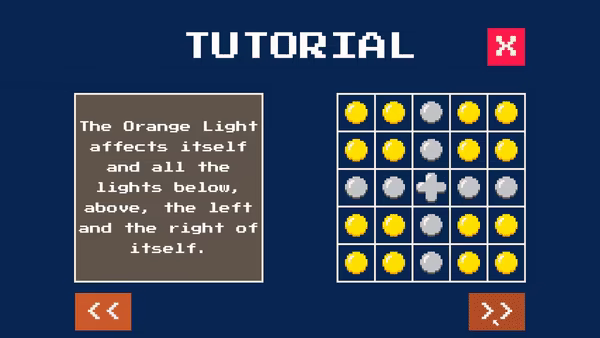 On Pixels: A lights out game video 7