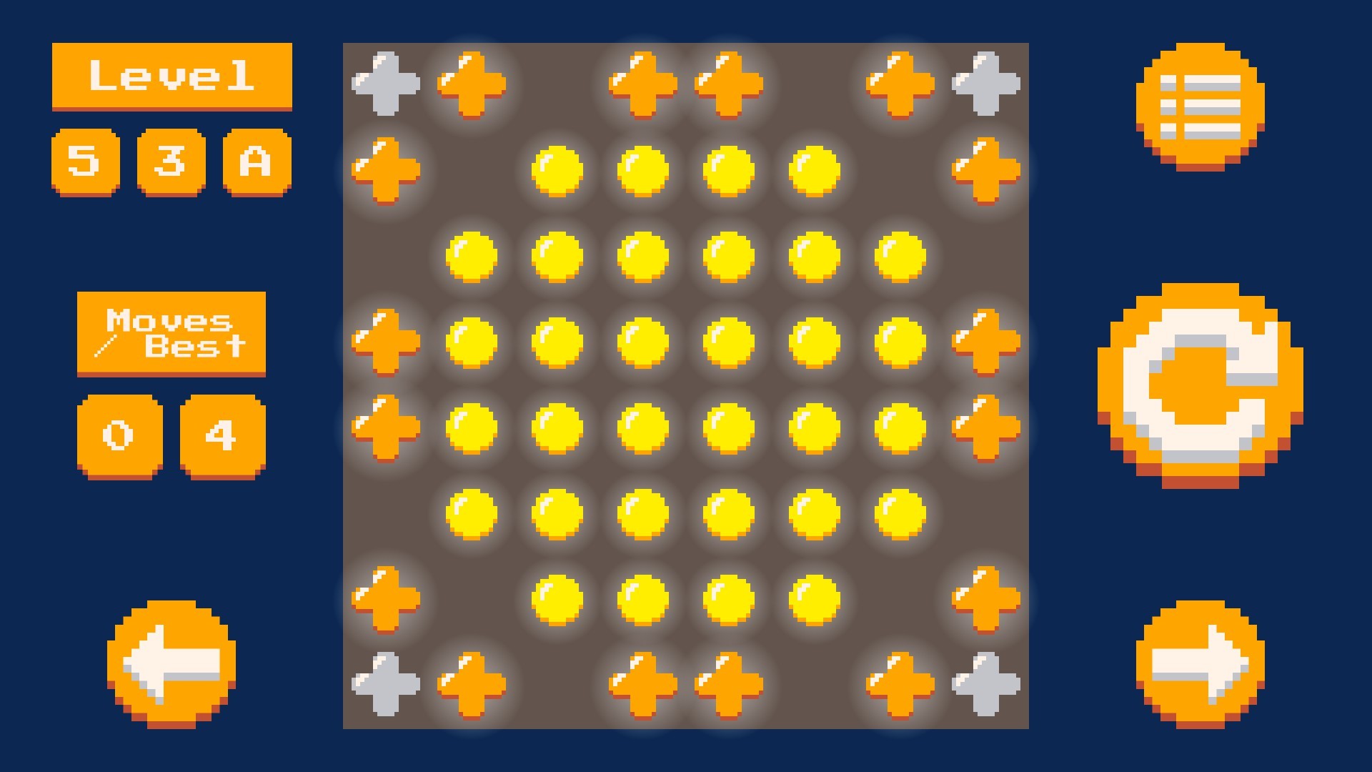 #3. On Pixels: A lights out game (Steam) Bởi: Vacation Game Studio