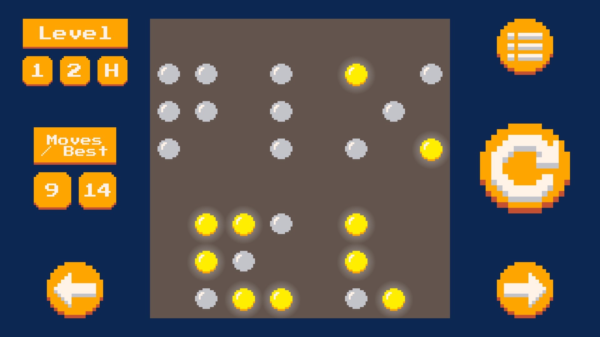 #5. On Pixels: A lights out game (Steam) Bởi: Vacation Game Studio