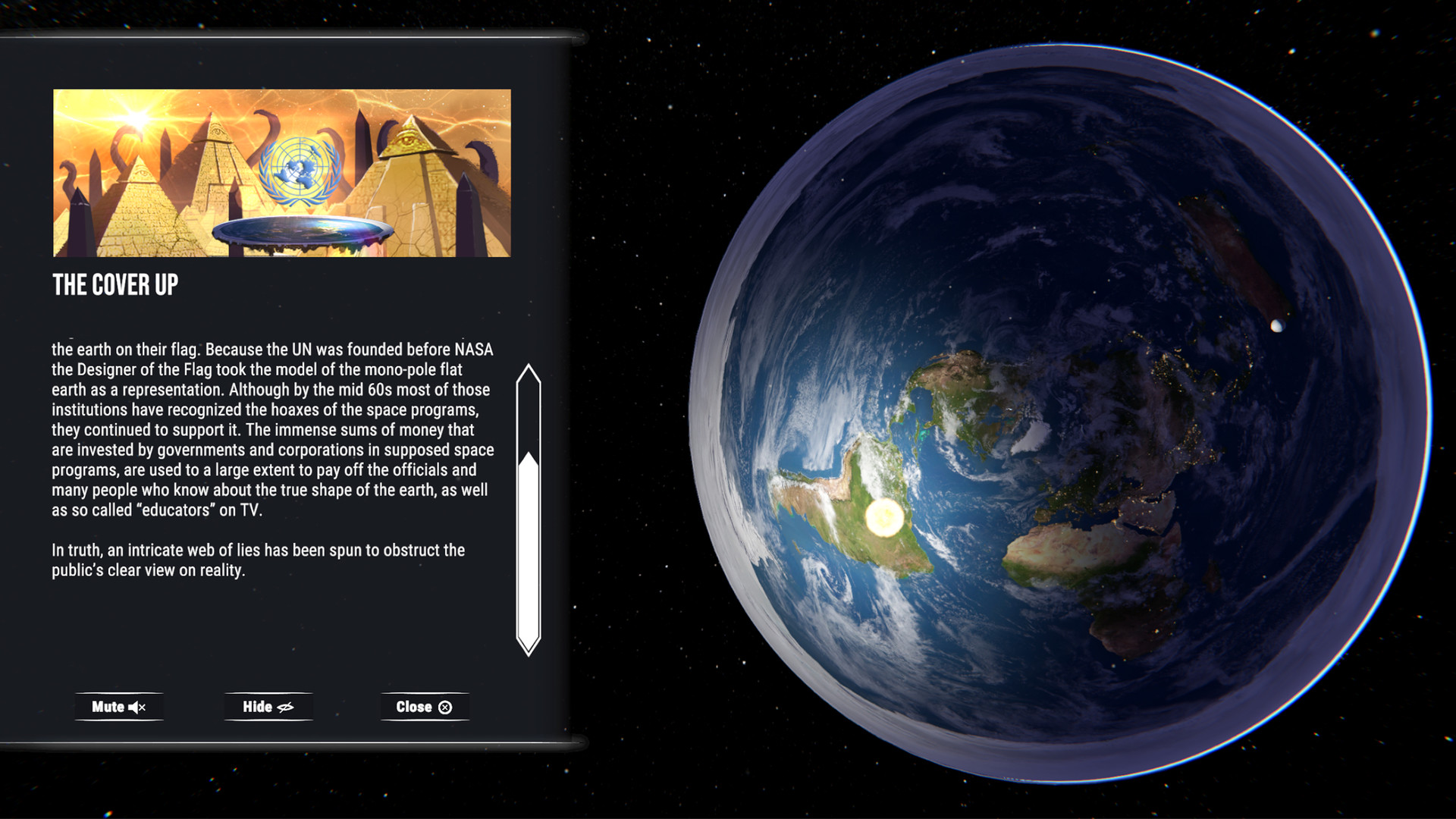 #3. Flat Earth Simulator (Steam) Ved: The Truthtellers