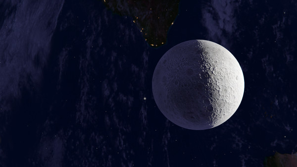 Screenshot z Flat Earth Simulator