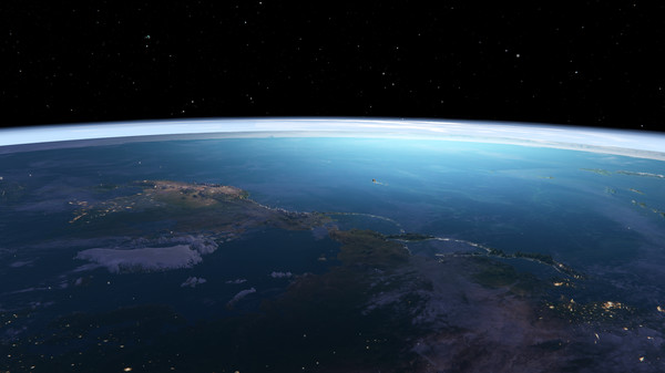Screenshot z Flat Earth Simulator