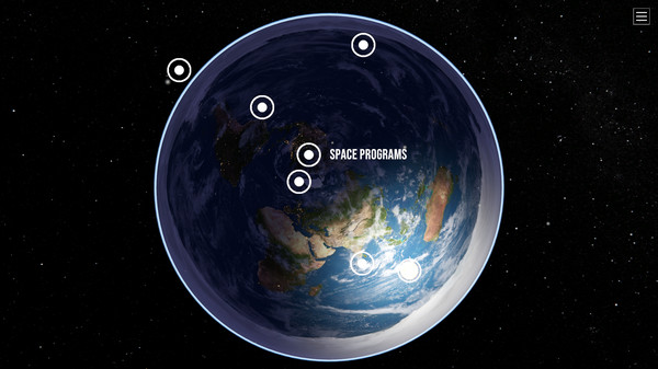 Screenshot z Flat Earth Simulator