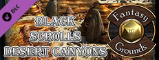 Fantasy Grounds - Black Scrolls Desert Canyons (Map Tile Pack)