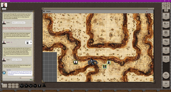 Fantasy Grounds - Black Scrolls Desert Canyons (Map Tile Pack)