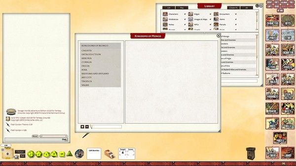 Fantasy Grounds - Flash Gordon Kingdoms of Mongo