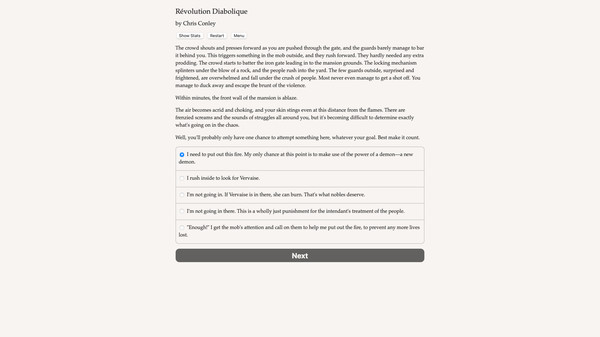 Screenshot z Revolution Diabolique