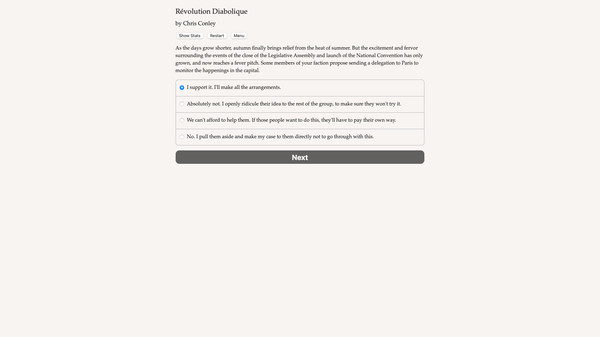Screenshot z Revolution Diabolique