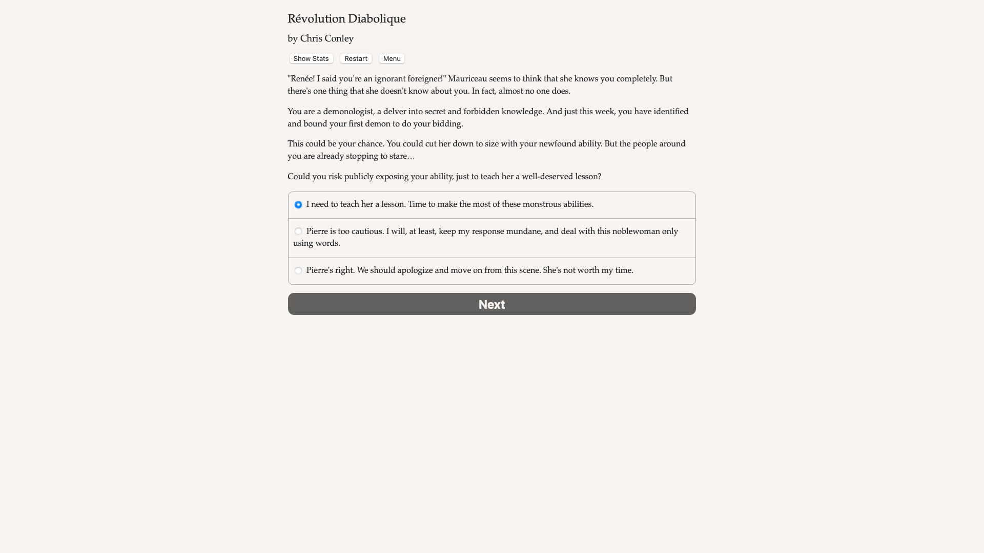 Revolution Diabolique Featured Screenshot #1