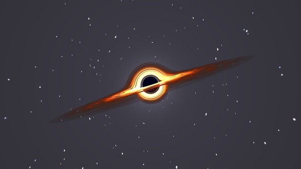 симулятор черной дыры.