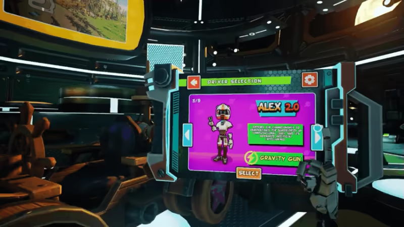 Galaxy Kart VR video 3
