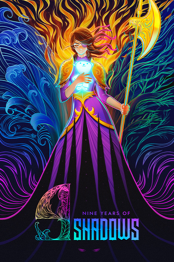 Capa de 9 Years of Shadows