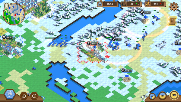 Screenshot of Kingdom Of Force gameplay showing in-action mechanics