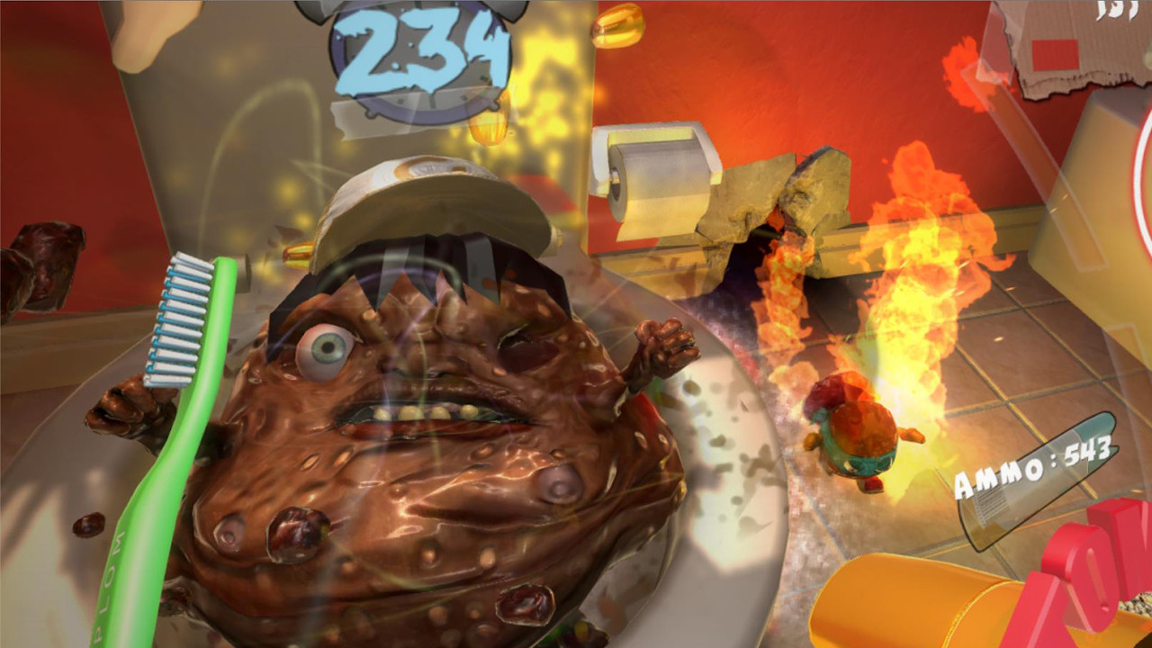 ATTACK OF THE EVIL POOP VR screenshot 1