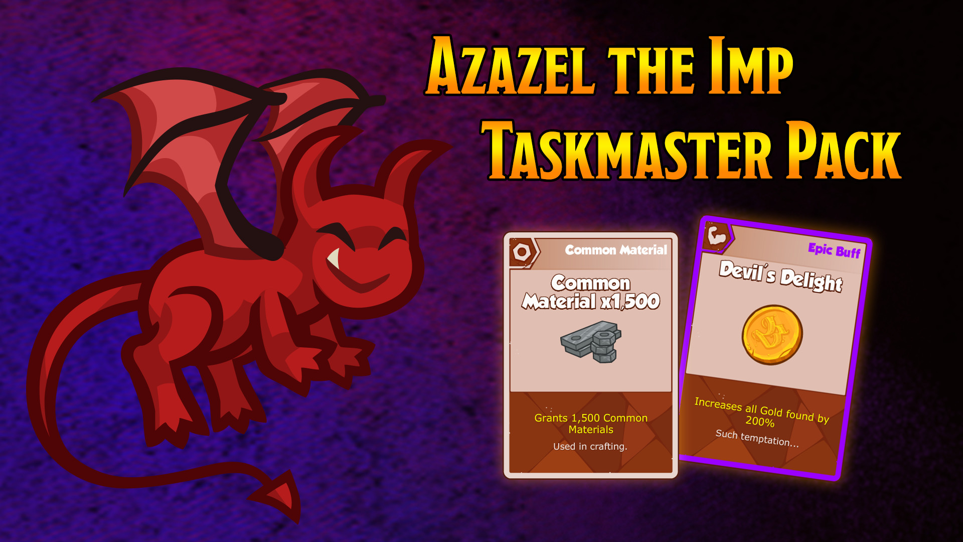 Crusaders of the Lost Idols: Azazel the Imp Taskmaster Pack Featured Screenshot #1