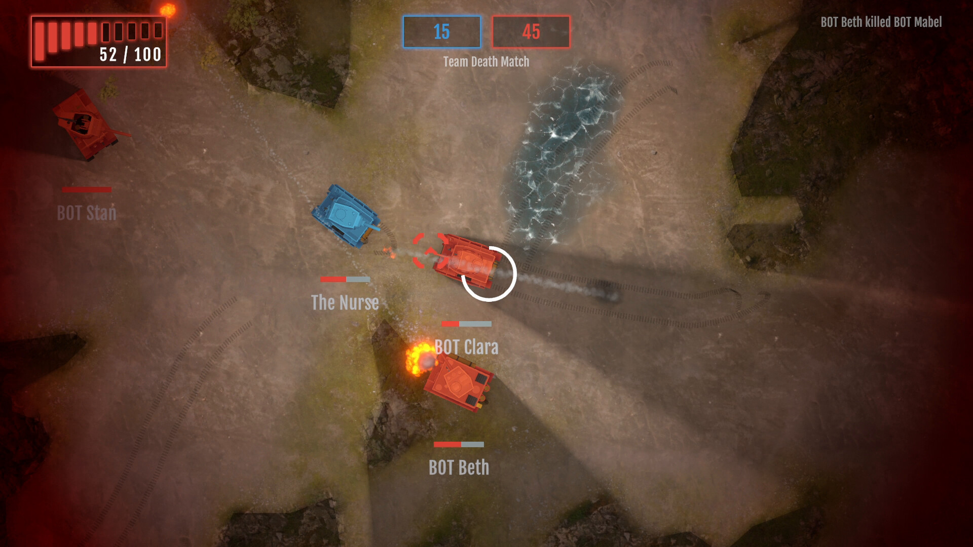 TREAD: Arcade Tank Combat screenshot #1