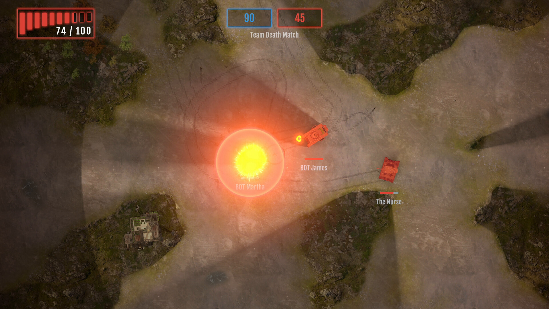 TREAD: Arcade Tank Combat screenshot 1