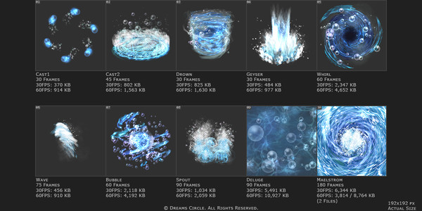 RPG Maker VX Ace - Animations Select - Water