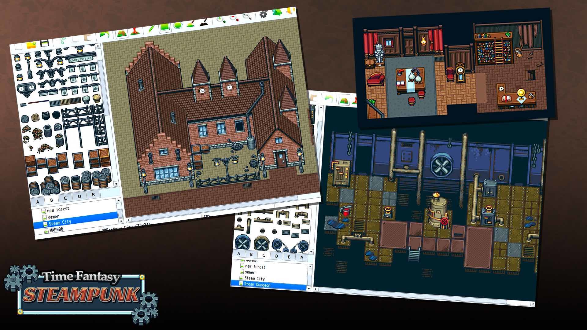 RPG Maker MV - Time Fantasy: Steampunk Featured Screenshot #1