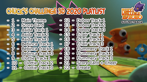 Chuck's Challenge 3D 2020 - Soundtrack screenshot 1