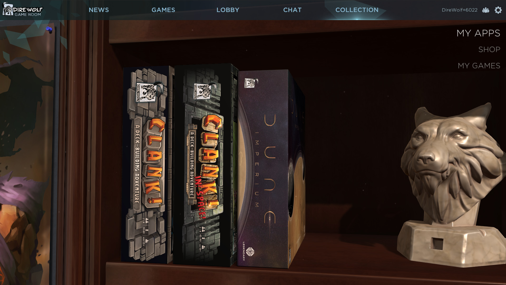 Dire Wolf Game Room screenshot #1