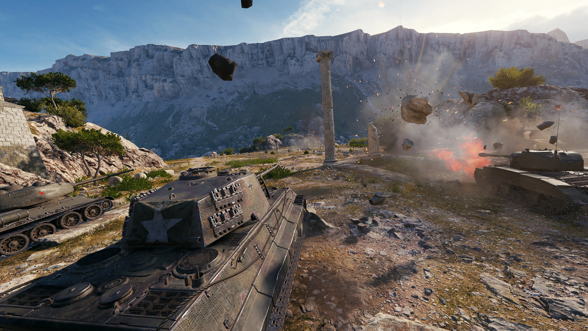 screenshot of World of Tanks 7