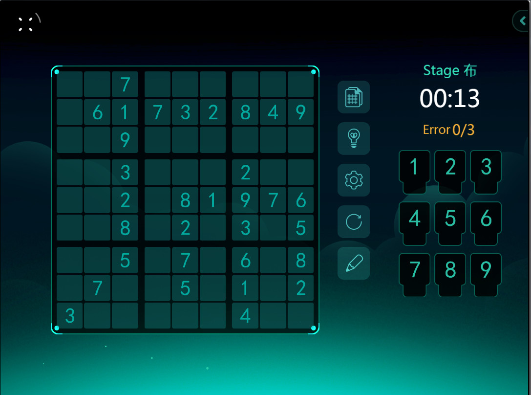 #3. Sudoku Starry Sky (Steam) 由: GuangZhou Hezhi Co.ltd
