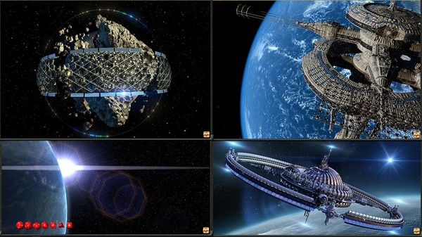 Fantasy Grounds - Star Battles: Space Stations and Planets Space Map Pack